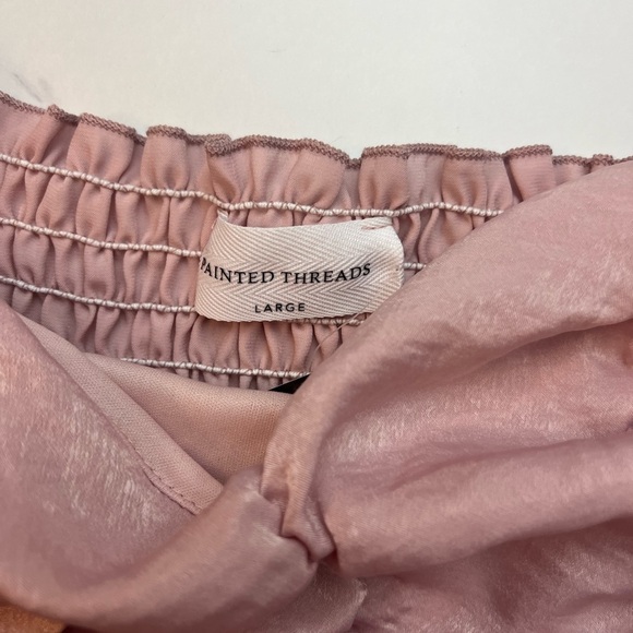 Painted Threads Lilac Ruched Crop Top - Picture 4 of 5